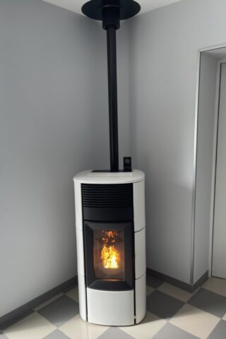 Installation poêle granulés MCZ – Club M2+